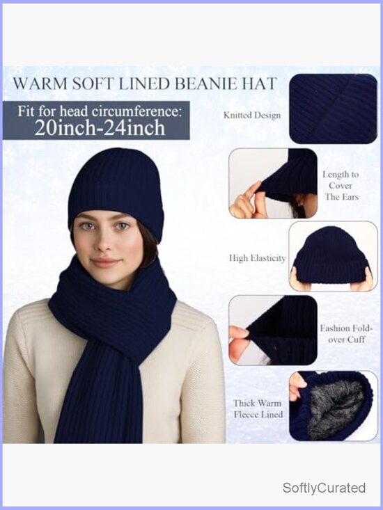 5 in 1 Winter Set: Wearable Blanket Hat Scarf Gloves Socks main image 5